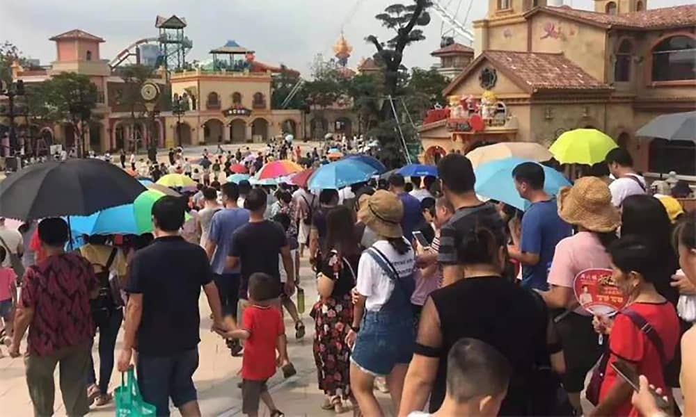 jinnianhui今年会游乐参与打造的欢乐海岸PLUS三天迎客超16万人！